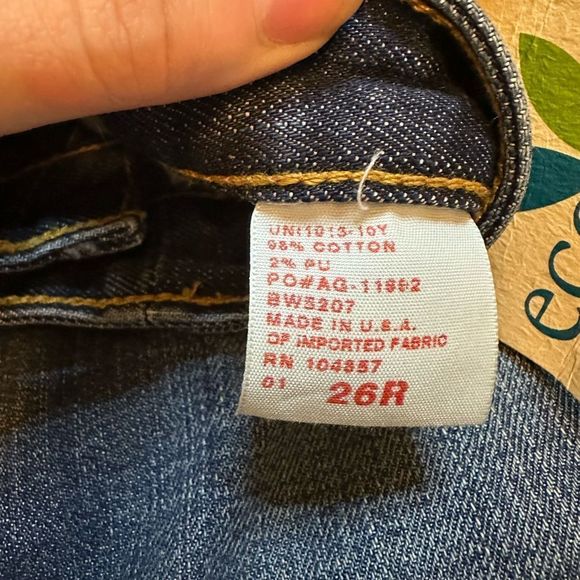 AG Anriano Goldschmied NWT womens Jeans Angel bootcut Dark wash size 26R - Picture 4 of 15